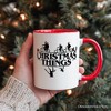 Christmas Things Retro Mug, Handmade Soft Holiday Gift | OrnamentallyYou - 3 of 4