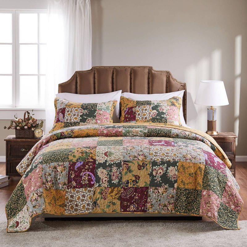 Greenland Home Fashions Antique Chic Quilt Set, 1 of 6