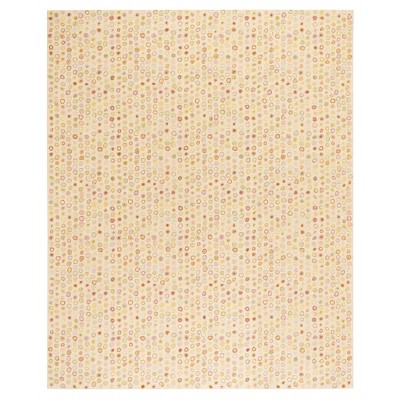 Handmade Rectangular Abstract Wool Rug with Cotton Backing, 3'x5'