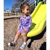 The Pink Picket Fence Suzie Dino Dress for Girls – Long Sleeve, Stretchy and Soft Play Dress – Hand-Painted Dinosaur Print - Sensory Friendly - 4 of 4
