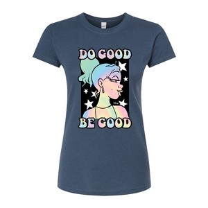 Women's - Disney - Do Good Be Good Fitted Graphic T-Shirt - 1 of 2