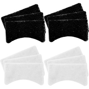 Nispira FDM1501BR Charcoal Oil Vapor Air Fryer Replacement Filters for OVENTE 1.5 Liter Electric Deep Fryer, 6 Packs - 1 of 4