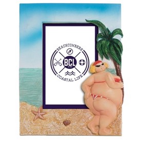 Beachcombers 4 x 6 Peek A Boo Janet Picture Frame Resin Home Decor Tropical Beach Coastal Palm Tree 6.5 x 1.38 x 8.46 - 1 of 2