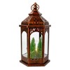 Kurt Adler 13-Inch Battery-Operated Lighted Lantern with Santa - 3 of 4
