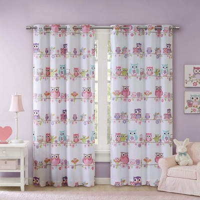 Modern Colorful Printed Total Blackout Grommet Top Curtain Panel, Heavyweight Texture Temperature and Noise Control fits Modern Room Decor for All Season