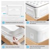 Aghana Digitals Bed Sheet Holder with Clips Lock, Open Corner Fitted Bedsheet Holders with Enhanced Straps Keep Sheets Firm and Tight - 2 of 4