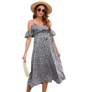princess polly baby blue dress Bohemian Maternity Dress – Momyknows