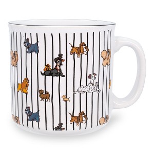 Silver Buffalo Disney Dogs Ceramic Camper Mug | Holds 20 Ounces - 1 of 4