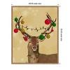 23"x28" Amanti Art Stag and Baubles by Fab Funky Framed Canvas Wall Art - 4 of 4