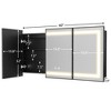 Lighted Medicine Cabinet with Mirror Wall Mounted Bathroom Mirror with Storage - 4 of 4