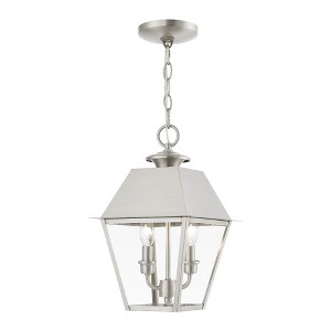 Livex Lighting Wentworth 2 - Light Pendant in  Brushed Nickel - 1 of 4