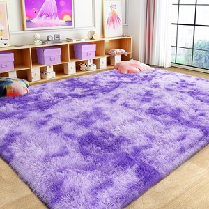 LOVEVOOK Rugs for Living Room, Fluffy Area Rugs for Bedroom, Soft Carpet Shag Kids Room Rug, Non-Slip Rugs Indoor - 1 of 4