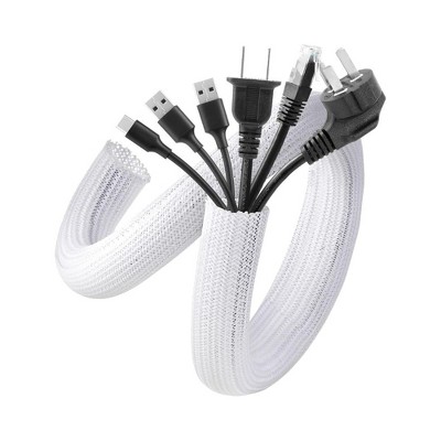 Dazzling Pops White Cable Sleeve Cover