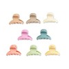 scunci Kids Mini Claw Clips - Matte Pastels - 8pcs - 4 of 4