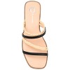 Journee Collection Womens Brinna Tru Comfort Foam Low Stacked Heel Slide Sandals Black 10 - 4 of 4