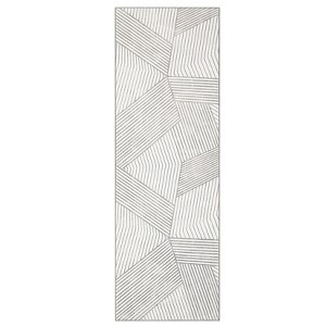 Washable Geometric Stripped Lines Print Area Rug for Living Room Bedroom, Indoor Modern Large Floor Carpet for Dining Room Home Office - 1 of 4