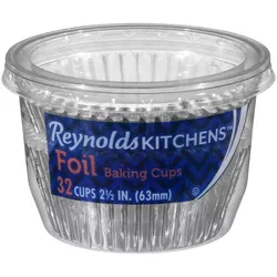 Reynolds Silver Foil Baking Cups 2.5" - 32ct