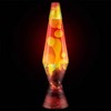 Schylling The Original LAVA Brand Lava Lamp, Erupting Crater Style, 14.5″ Amber Wax in Red Liquid, Ages 13+ - 3 of 3