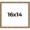 PosterPalooza | Textured Gold Picture Frame - UV Acrylic, Backing Board, Hanging Hardware Included - 3 of 4