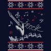Junior's Design By Humans Rock Christmas By sophialada T-Shirt - 2 of 3