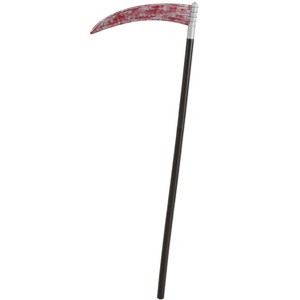 HalloweenCostumes.com    Grim Reaper Bloody Death Sickle, Black/Red/Gray - 1 of 2