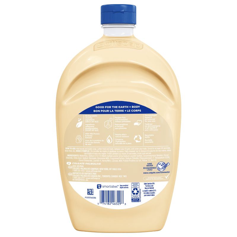 Softsoap Moisturizing Liquid Hand Soap Refill - Milk &#38; Honey - 50 fl oz, 3 of 11