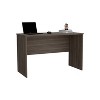 Vynxaria 47" Wide Gray Walnut Study Desk Laptop Table Dining Desk for Bedroom Living Room Home Office and Kitchen - 3 of 4