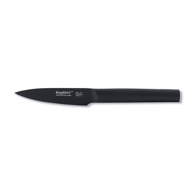 BergHOFF Ron 3.35" Stainless Steel Paring Knife, Black, 1 of 4