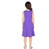 24seven Comfort Apparel Girls Sleeveless Pocket Swing Dress - 3 of 4
