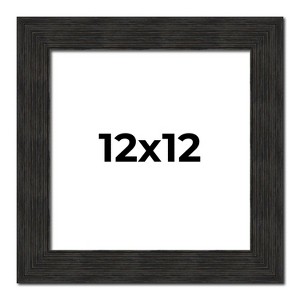 PosterPalooza | Square Contemporary Black Picture Frame - UV Acrylic, Foam Board Backing, Hanging Hardware - 1 of 4