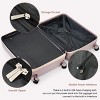 Luggage Set with USB Port & Cup Holder, Spinner Wheels for Travel, 3-Piece Set 20/24/28 Inch – Cuddlewood - 3 of 4