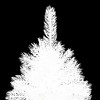 vidaXL Artificial Christmas Tree Lifelike Needles White 7 ft - 3 of 4