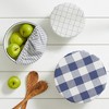 Design Imports Assorted French Blue Farmhouse Woven Dish Cover (Set Of 3) - 4 of 4