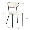 Syemin Dining Chairs Modern Kitchen Dining Chair Pholstered Dining Room Chair Farmhouse Kitchen Chairs High Bar Stools, Beige, 18.9"*21.6"*31.9" - 3 of 4