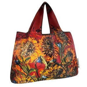 Wrapables Large Foldable Oil Painting Nylon Reusable Grocery Bag - 1 of 4