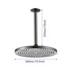 ALEXOUN Shower Head - High Pressure Rain - Luxury Modern Look - No Hassle Tool-less 1-Min Installation - Perfect Adjustable Replacement - 3 of 4