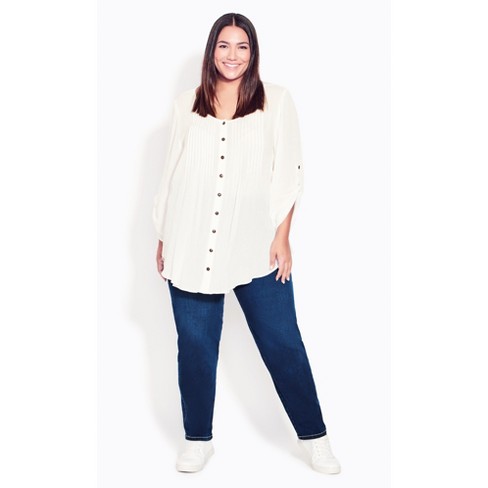 Plus Size Wide Leg Jeans : Target