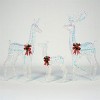 Joyfy 3 Pcs Christmas Yard Lights Outdoor Decoration, Deer Family with LED Lights, Reindeer Christmas Indoor Outdoor Decorations for Yard Garden Lawn - 4 of 4