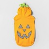 Jack-O'-Lantern Pumpkin Reflective Halloween Hoodie Dog and Cat Costume - Boots & Barkley™ - 2 of 4