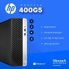 HP ProDesk 600G4 Desktop Computer | Hexa Core Intel i5| 16GB DDR4 RAM | 250GB NVMe + 500GB SSD|Keybrd&Mouse|Speaker|Webcam|Windows 11 Pro |Refurbished - 3 of 4