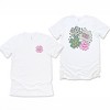 Simply Sage Market Women's Stay Gold Lucky Shamrocks Front and Back Short Sleeve Graphic Tee - 2 of 4