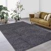 Solid Shaggy Rug Modern Indoor Carpet Fluffy Plush Rug Shag Area Rug Home Decor - 2 of 4