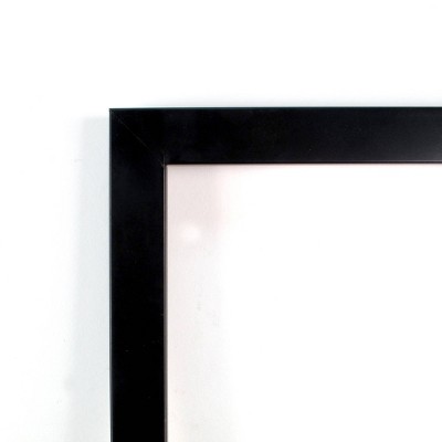 25"x25" Black and White Abstract Canvas Framed Wall Art