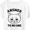 Women's - Instant Message - Cat Lovers Short Sleeve Graphic T-Shirt - 2 of 4