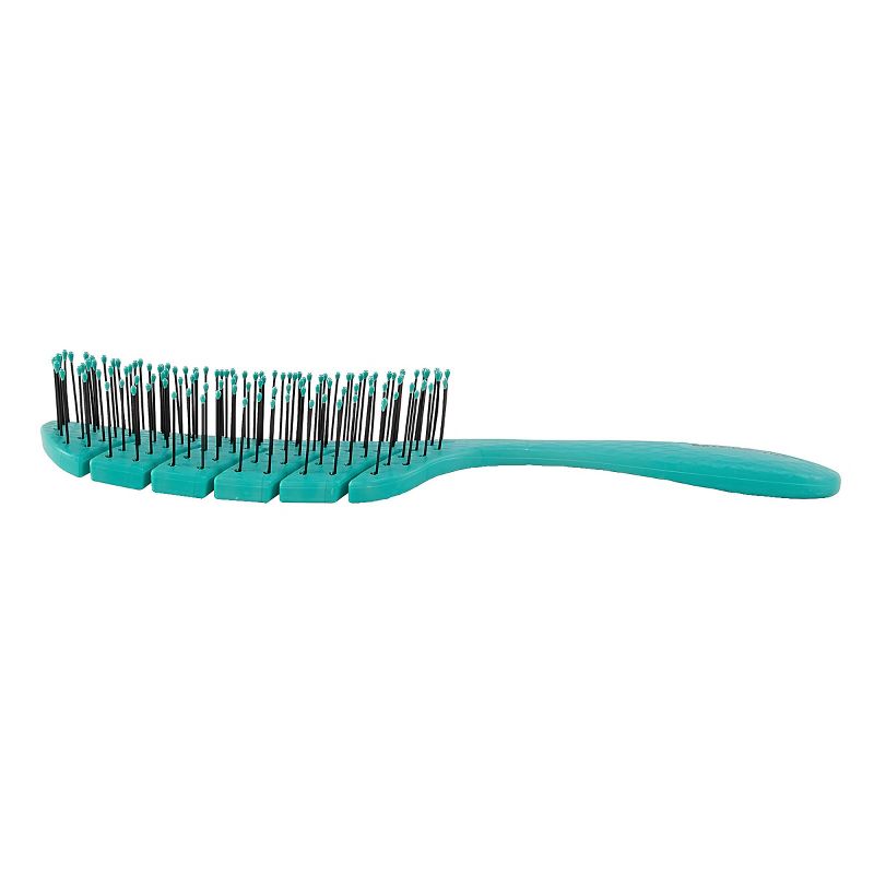 Bass Brushes BIO-FLEX Detangler Hair Brush Patented Pure Plant Handle Flexible Nylon Pins, 5 of 6