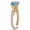 Designs By Gioelli 10K Yellow Gold Swiss Blue Topaz Ring - 2 of 3