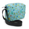 Women's Horizontal Crossbody Wallet - Pixar Toy Story Alien Remix Pizza Planet Character Collage Blue - 2 of 4