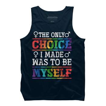 Adult Design By Humans LGBTQ+ I Was Made to Be Myself By KangThien Tank Top