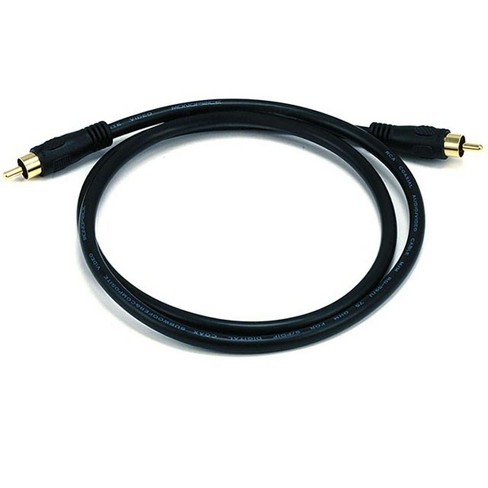 Digital Coaxial Audio Video Cable-Stereo SPDIF-RCA To 3.5mm-Jack Male For  HDTV