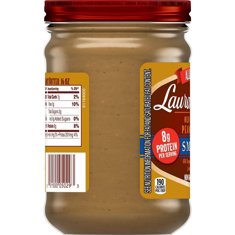 Laura Scudder All Natural Smooth Peanut Butter - 16oz, 4 of 5
